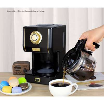 220v American coffee machine grinding concentration adjustment automatic drip coffee pot