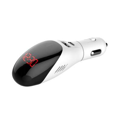 New Design Mini 12v Auto Ionizer Car Air cleaner  with QC 3.0 usb charger