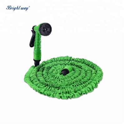 15m outdoor Car washing Kit Expandable Flexible GARDEN water Pipe with 7 function spray Gun