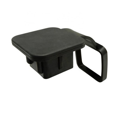 Black Receiver Plug Rubber 2'' Trailer Hitch Tube Cover